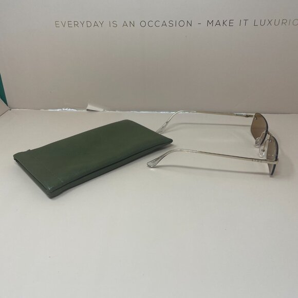 (NWT) Aire | Ursa Sunglasses in Bright Gold & Tan Tint - Picture 2 of 7